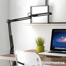 ToJane LED Architect Desk Lamp Drafting Clamp on Table Lamp 9 Light Modes Dimmable Work/Reading Light - B0785Q5YRN