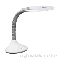 Verilux SmartLight Natural Spectrum LED Desk Lamp – Adjustable Gooseneck – Reduce Eyestrain & Fatigue – in-Base USB Charging Port - B073VY5RH4