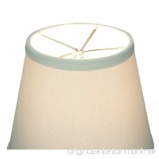 5x10x8 Light Oatmeal Shantung Lampshade By Home Concept - Perfect for small table lamps desk lamps and accent lights -Medium Off-White - B00X4P1JDK