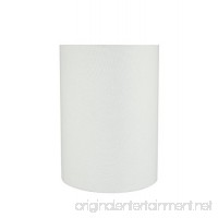 Aspen Creative 31261 8" Wide (8" x 8" x 11") Transitional Drum Cylinder Shaped Spider Construction Lamp Shade  White - B076312VLF