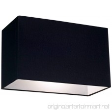 Black Rectangular Hardback Lamp Shade 8/16x8/16x10 (Spider) - B006JMNU0A