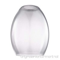 Clear Oblong Glass Shade - B01LAZ247K