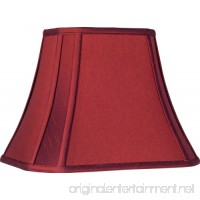 Crimson Red Cut-Corner Lamp Shade 6/8x11/14x11 (Spider) - B000WENFB0