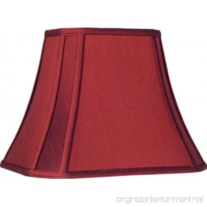 Crimson Red Cut-Corner Lamp Shade 6/8x11/14x11 (Spider) - B000WENFB0