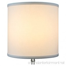FenchelShades.com 10 Top Diameter x 10 Bottom Diameter 10 Height Fabric Drum Lampshade Spider Attachment (White) - B01LY5XQPS