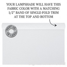 FenchelShades.com 10 Top Diameter x 10 Bottom Diameter 10 Height Fabric Drum Lampshade Spider Attachment (White) - B01LY5XQPS