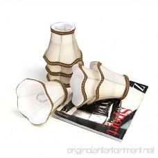 Fuloon Modern European Style Droplight Wall Lamp Candle Chandelier Lamp Shade Golden 6 pcs Set (Golden) - B01GCHDEXY