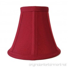 Mestar Decor Set of 2 Mini Bell Red Lamp Shade Lampshade 5H Clip On Style for Chandeliers Wall Sconces Accent Lamps Beautiful Lighting Decor - Red (2pcs) - B07742737P