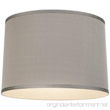 Platinum Gray Dupioni Lamp Shade 15x16x11 (Spider) - B0002Z2BUA