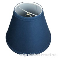 Round Replacement Lamp Shade : 4 Top 8 Bottom 6 Slant Height Linen Navy Blue - B0065J0KRI