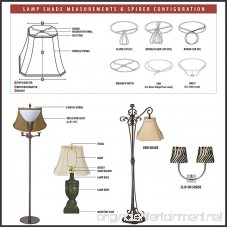 Royal Designs (6 Pack) 4 Deep Empire Chandelier Lamp Shade with top and bottom Designer Trim Eggshell 3 x 4.25 x 4.25 (DCS-113EG-6) - B00JVYH4LO