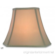 Royal Designs DSO-68-16BG Rectangle Bell Cut Corner Designer Lamp Shade (6.25 x 8) x (11 x 16) x 12 16 in. Beige - B075RKY3Q7