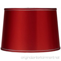 Sydnee Satin Red Drum Lamp Shade 14x16x11 (Spider) - B00BP98S7M