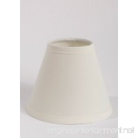 Urbanest 1100327 Mini Chandelier Lamp Shades 6-inch  Cotton  Hardback  Clip On  Eggshell - B00E5MG0ZI