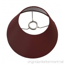 Urbanest Downbridge Uno-fitter Silk Lamp Shade 6 1/2-inch by 12-inch by 7 1/2-inch Burgundy - B07957F93V