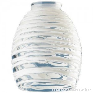 Westinghouse Lighting Corp Glass Shade Clear with White Rope Design - B000WEMGO2