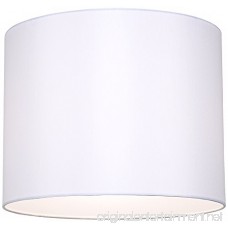 White Hardback Drum Lamp Shade 14x14x11 (Spider) - B005R0NF82