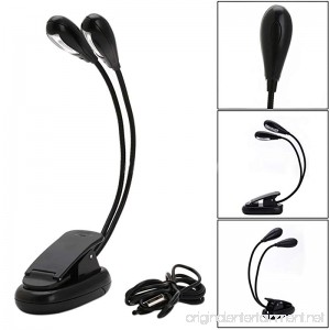 2W 4LED Led Stand Reading Lamp Clip ON LED Lamp For Music Stand And Book Reading Ledmusic Clip Lamp 5V - B07FFLN8R6