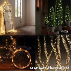5M 50LED Outdoor Christmas Fairy Lights Cool White Warm White Copper Wire LED Starry Lights Fairy LED String Light Decoration DC 12V (1PCS) (Color : Cool White) - B07FF6Y2P8