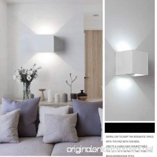 6W Waterproof Cube COB LED Light Wall Lamp Modern Home Lighting Decoration AC 110-240V 1PCS (Color : Cool White) - B07FF2QT89