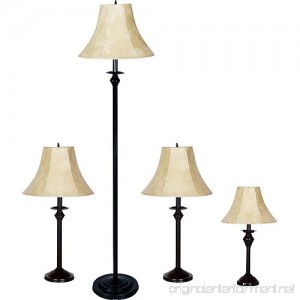 Better Homes and Gardens 4-Piece Lamp Set - B00F2RRFO0