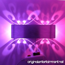 Butterfly Shape Creative Led Wall Lamp Color Square Rectangle Contracted Night Light AC 110-240V (Color : Colour) - B07FF34KCX