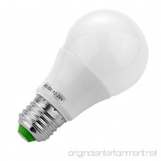 E27/E26 5730SMD 5W 10LED 400-500Lm Warm White Cool White Super High Brightness LED Bulb AC/DC 12-24V (5PCS) (Color : Warm White) - B07FF5Z2J4