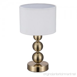 JINZO Touch Lamp Bedside Lamps for Bedroom Modern Table Lamp Dimmable Antique Brass Finished. - B075Q4R3FG