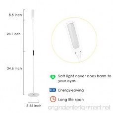 LED Floor Lamp NACATIN Reading Lamps with 25 Styles of Lighting Time Function Touch & Remote Control Lamps LED for Living Room Bedroom Office 9W White - B078WRL8BJ