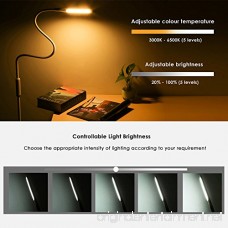 LED Floor Lamp NACATIN Reading Lamps with 25 Styles of Lighting Time Function Touch & Remote Control Lamps LED for Living Room Bedroom Office 9W White - B078WRL8BJ
