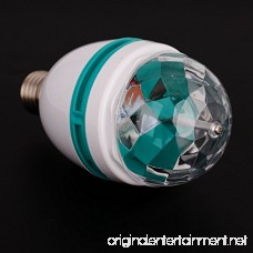 LIYUDL E27 3W RGB LED Rotating Full Color Stage Light Magic Ball Party DJ Bulb Ball New - B071YHM9LH