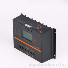 Ocamo LCD Solar Controller Photovoltaic Solar Panel Charging Discharging Controller 60A PWM 12V 24V - B07FNLGCYL