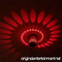 Red Light LED Wall Lamp Aluminum Indoor Lighting For KTV Bar Decorate Lights AC 110-240V 1PCS (Color : Red) - B07FF79YTZ