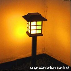 Solar Lantern Lawn Lamps Outdoor Garden Solar Landscape Retro Underground Light (1PCS) (Color : Warm white) - B07FF3Z1KJ