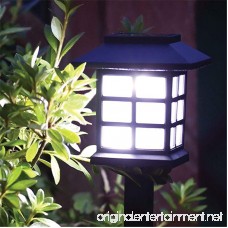 Solar Lantern Lawn Lamps Outdoor Garden Solar Landscape Retro Underground Light (1PCS) (Color : Cool white) - B07FF3G44X