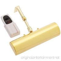 Concept Lighting 201L Cordless Remote Control LED Picture Light Polished Brass  Small - B00NVPIKDK