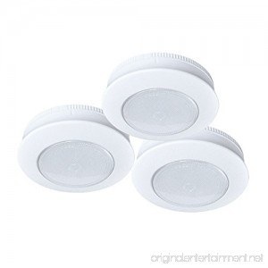 Ecolight Battery-Operated 3-Inch LED Tap Puck Light (3-Pack) - B01KB4Y4D8