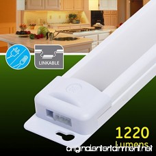 GE 38847 Premium LED Light Bar 36 Inch Under Cabinet Fixture Plug-In Convertible to Direct Wire Linkable 1220 Lumens 3000K Soft Warm White High/Off /Low Easy to Install - B079QHSDKX