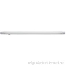 GE Slim Line 23 Inch Fluorescent Under Cabinet Light Fixture Plug In Linkable Warm White Plastic Housing Slim Design 5 Foot Cord Perfect for Kitchen Office Garage Workbench and more 10169 - B001ET6D8Y