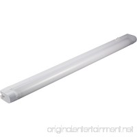 GE Slim Line 23 Inch Fluorescent Under Cabinet Light Fixture  Plug In  Linkable  Warm White  Plastic Housing  Slim Design  5 Foot Cord  Perfect for Kitchen  Office  Garage  Workbench and more  10169 - B001ET6D8Y