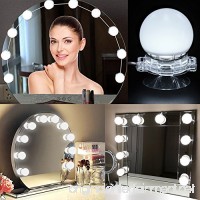 Hollywood Style LED Vanity Mirror Lights Kit with 10 Dimmable Light Bulbs  IP65 Waterproof Makeup Lighting Fixture Bulbs for Vanity Table Set in Dressing Room (Mirror Not Include) - B07DZZQCQF