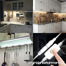 Kitchen Lighting Kitchen Cabinets LED Lights with Smart Touch Dimmer Under Cabinet Lights10ft 60 Leds Closet Kitchen Counter LED light (White) - B07BQKMZBJ