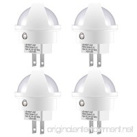 Kohree Automatic Plug-in LED Night Light Lamp with Dusk to Dawn Sensor (White) Pack of 4 - B018LCJJI2