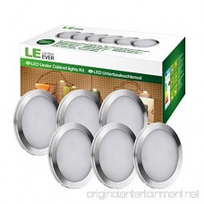 LE 6 Pack LED Puck Lights Kitchen Under Cabinet Lighting Kit 1020 Lumens 5000K Daylight White Night Light All Accessories Included Perfect for Kitchen Under Counter Bedroom Hallway Stairs - B074BR4RHQ