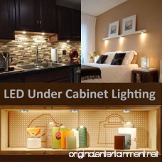 LE LED Under Cabinet Lighting Kit 510lm Puck Lights 3000K Warm White All Accessories Included Kitchen Closet Lights Set of 3 - B00YMNS4YA