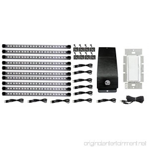 LED Hardwire Kitchen light Kit | 10 Panels | Dimmable LED system included | Warm White ~3000 K | Pro Series | Inspired LED | Ambient LED lighting | 40W Magnitude Electronic Transformer | Lutron - B00DOAEITW