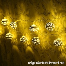 LED String Lights Goodia Battery Operated 40 LED Gold Moroccan for Bedroom Curtain Patio Lawn Landscape Fairy Garden Home Wedding Holiday Christmas Tree Party (Warm White) - B00Y2KS4R0