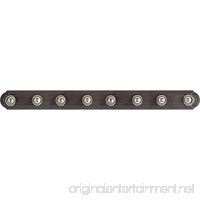 Maxim 7128OI Essentials 8-Light Bath Vanity in Oil Rubbed Bronze Finish – Metal Body  Damp Rated. Vanity Lights - B000E0YGGK