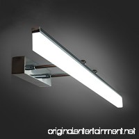 Metal Silvery Mirror Front lamp Warm White LED Vanity Bathroom Light - Battaa C1806 (2018 New Design) Simple Make-up Wall Light Wall Sconce Mirror Light Picture Front Lamp - B0778B4DFC