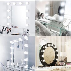 Mirror Vanity Lights Hollywood Style Makeup Mirror Lights Kit with 10 Dimmable White LED Bulbs and Controller Waterproof Smart Decor Mirror Lights Easy to Install in Dressing Room or Bathroom - B07CTBDT1F